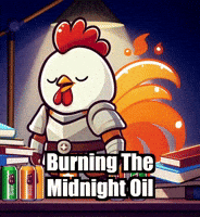 Burning The Midnight Oil Night GIF by Zorooster