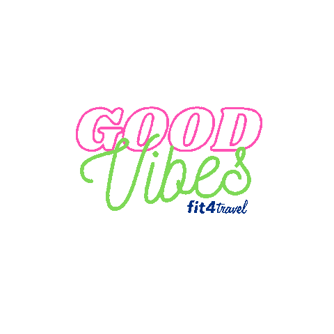 Good Vibes Sticker by Fit4travel