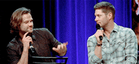 aborddelimpala slap jensen ackles smell jared padalecki GIF