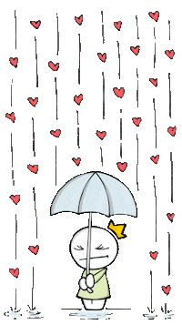 Rain Love Sticker