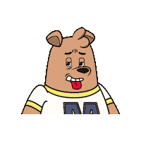 Stick Tongue Out Bleating Sticker by Meme World of Max Bear