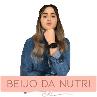 estelaribeironutri beijo amei beijos nutri Sticker