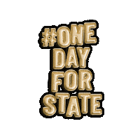 SDSUFoundation sdsu brookings sdstate one day for state Sticker