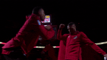 happy damian lillard GIF by NBA