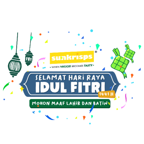Eid Idulfitri Sticker by Sunkrisps Indonesia