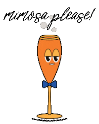 Sparkling Wine Champagne Sticker by Basic Brunchcast