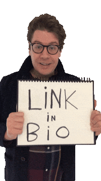 Rickylockemagic link in bio bio link click link in bio ricky locke Sticker