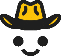 Happy Smiley Face Sticker by Ugly Cowboy