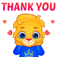 Thank You So Much Sticker by Lucas and Friends by RV AppStudios