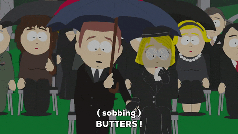 funeral crying GIF by South Park 