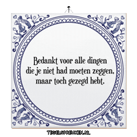 Sorry Humor Sticker by Tegelspreuken.nl
