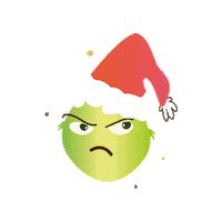 Angry Grinch Who Stole Christmas Sticker