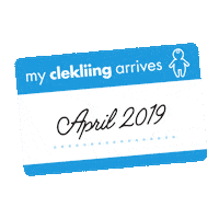 expecting due date Sticker by Clek