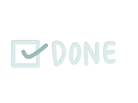 dptiwi7 done handwriting checklist tosca Sticker