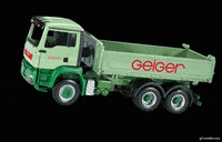 geigergruppe bau baustelle grun lkw GIF