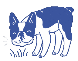 Dog Sniffing Sticker