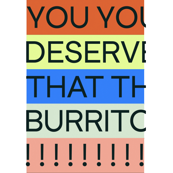 Treat Yourself Fast Food Sticker by Big Monocle