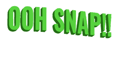 oh snap Sticker by Justin