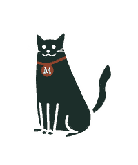 Cat Sticker by Moose-design