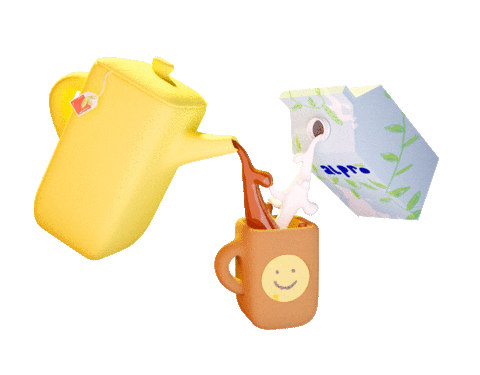 Soy Milk 3D Sticker by emaygordon