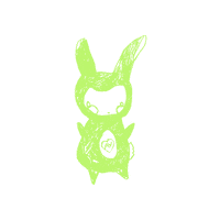Bunny Rabbit Sticker by Amenity Ave