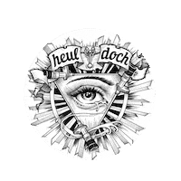 Tattoo Piercing Sticker by Piercingstudio heul doch