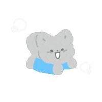 tobetata curlyfriends 컬리프렌즈 둥실둥실 Sticker