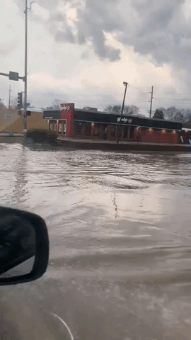Flooding in Western Illinois as Severe Thunderstorms Hit Region