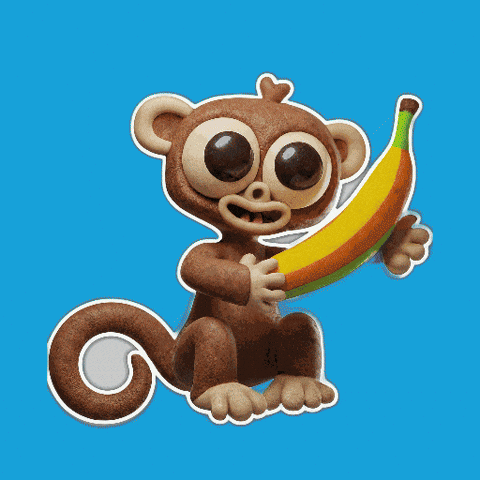Hungry Monkey GIF