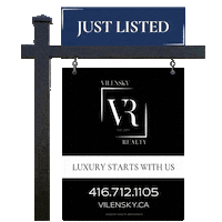 vilensky just listed sign vilensky realty vaughan on real estate vaughan real estate agents Sticker