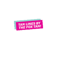 Summer Love Sticker by The Fox Tan