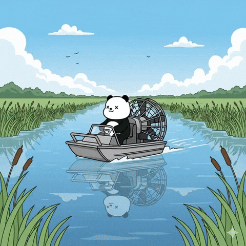 Exploring Summer Day GIF by Kanpai Pandas