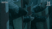 historyuk history cheering chanting knightfall GIF