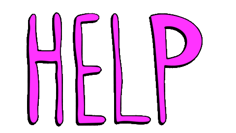 Sos Help Sticker by deladeso