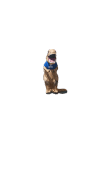 T Rex Hello Sticker by Clicks Online Business