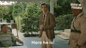 Surprise Here He Is GIF by Death In Paradise