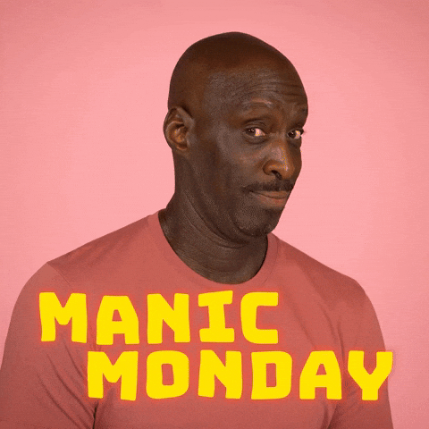Stressed Monday Morning GIF by Sealed With A GIF