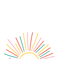 Herecomesthesun Sticker by Panda Gives