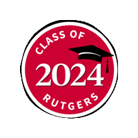 Class Of 2024 Rutgerspride Sticker by Rutgers University