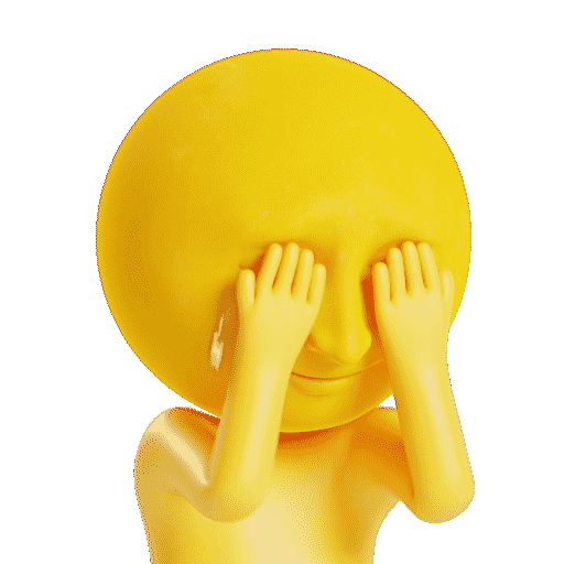 Sad 3D Sticker by Mr n Mrs Moon