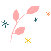 ChezVonnette nature rose leaf decoration Sticker