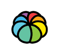 pawsofpride rainbow flower pride pride month Sticker