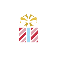 downtownevansville christmas present bow wrapping Sticker