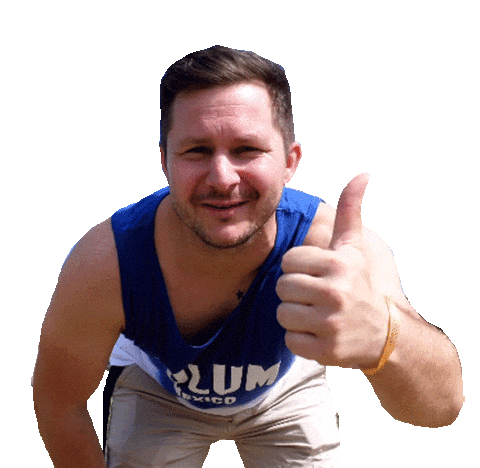 boarding mit benny thumbs up Sticker by Neckermann Reisen