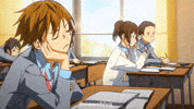 Yawning Your Lie In April GIF