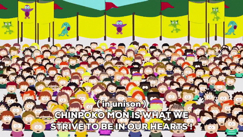 crowd singing GIF by South Park 