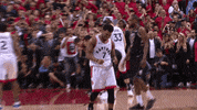 Excited Toronto Raptors GIF by NBA