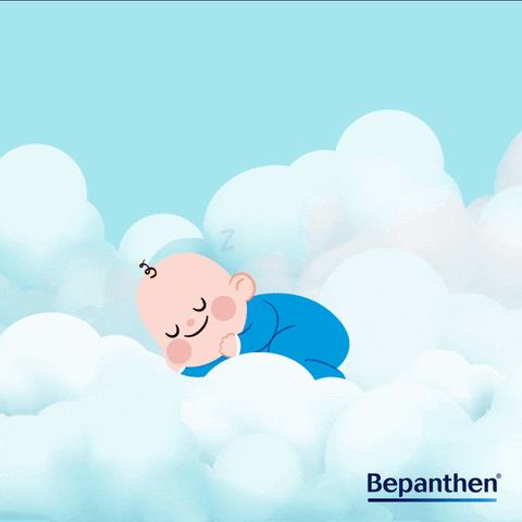 BepanthenMY giphyupload baby sleep clouds GIF