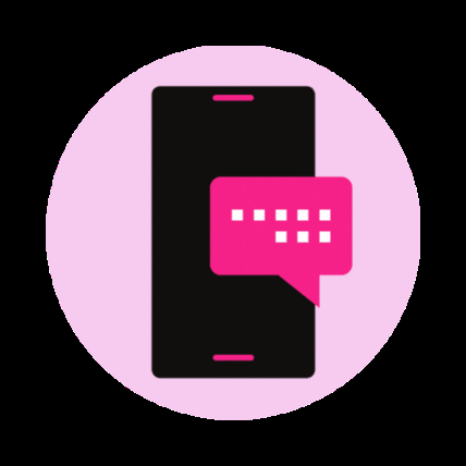 RealBossWomen mobile text call message GIF