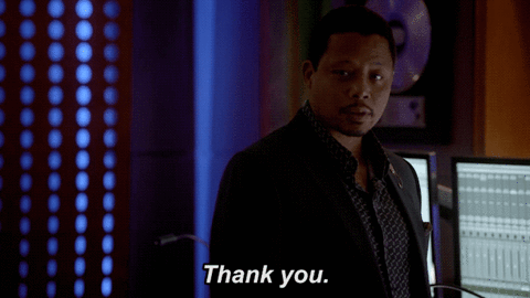 terrence howard thank you GIF by Empire FOX